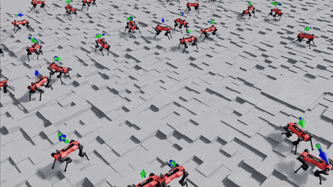 GPU Robotic Sim Training with Isaac Lab in VAMS blog · 2026-01 · GIF image